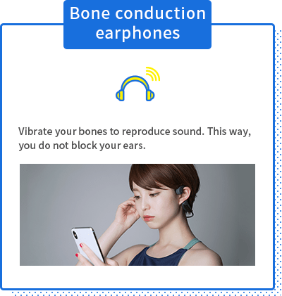 Bone conduction earphones